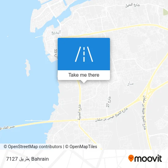 طريق 7127 map