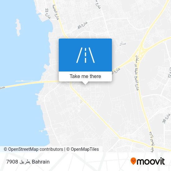 طريق 7908 map