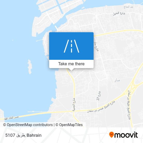 طريق 5107 map