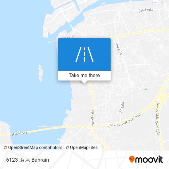طريق 6123 map
