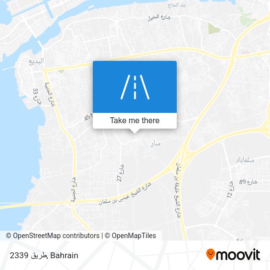 طريق 2339 map