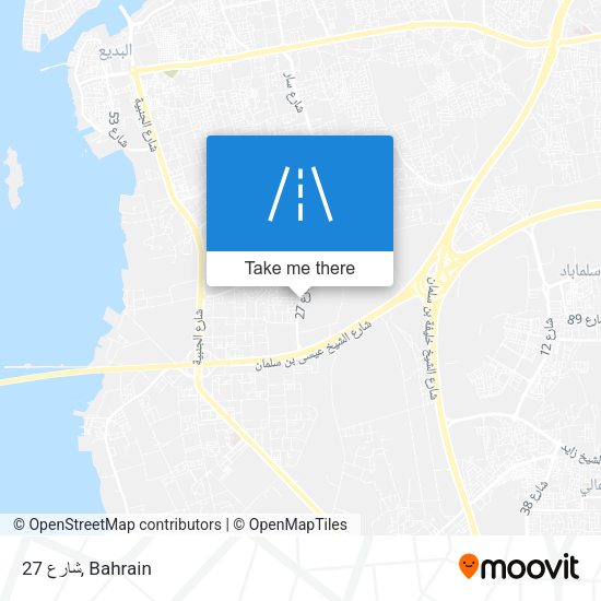 شارع 27 map