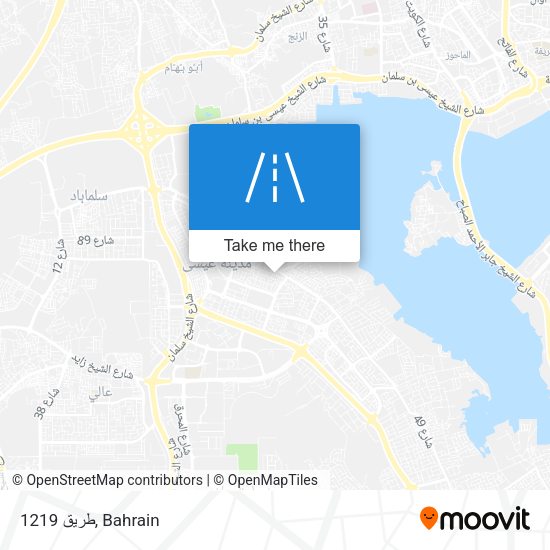 طريق 1219 map