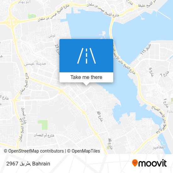 طريق 2967 map