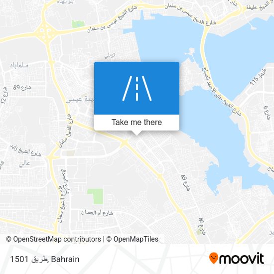 طريق 1501 map