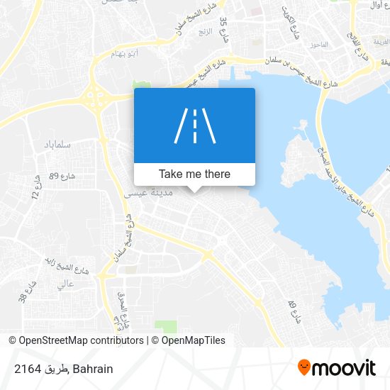 طريق 2164 map