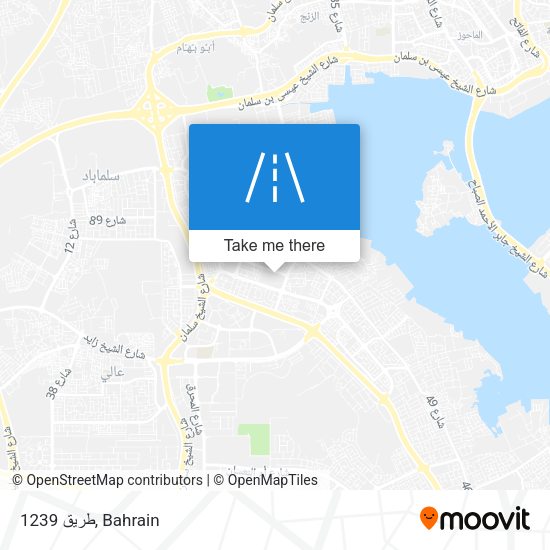 طريق 1239 map