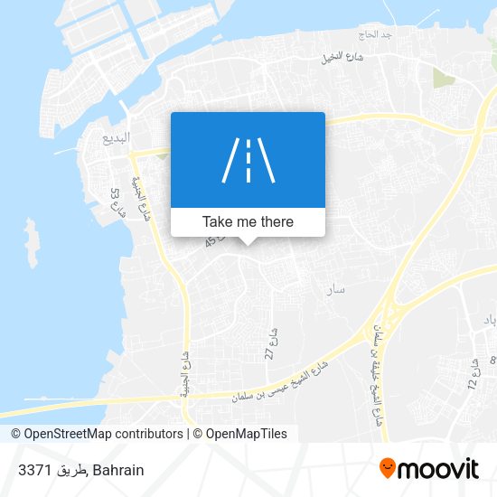طريق 3371 map