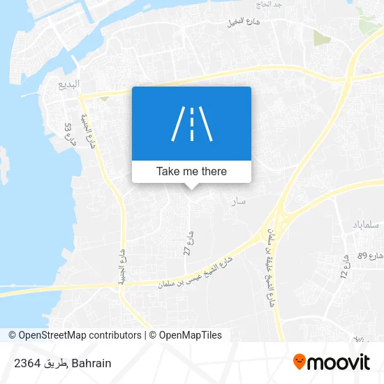 طريق 2364 map