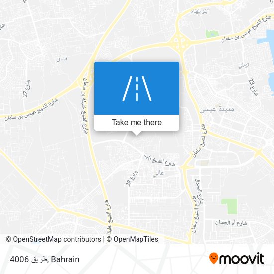 طريق 4006 map
