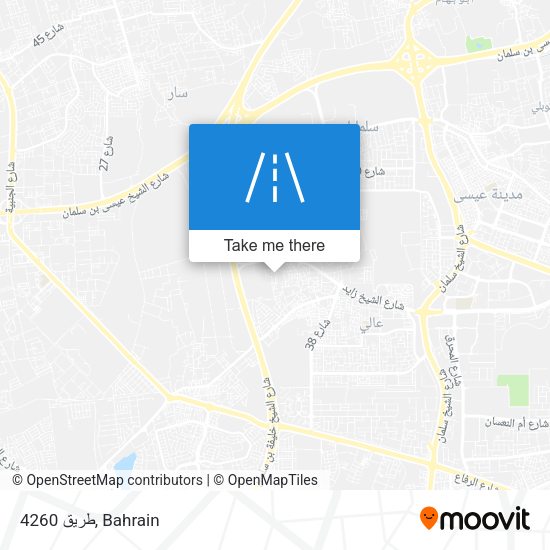 طريق 4260 map