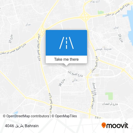 طريق 4046 map
