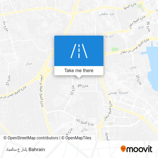 شارع سالمباد map