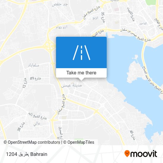 طريق 1204 map