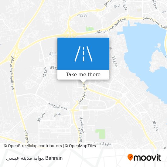 بوابة مدينة عيسى map