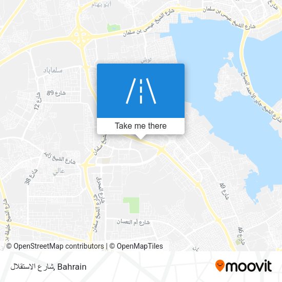 شارع الاستقلال map