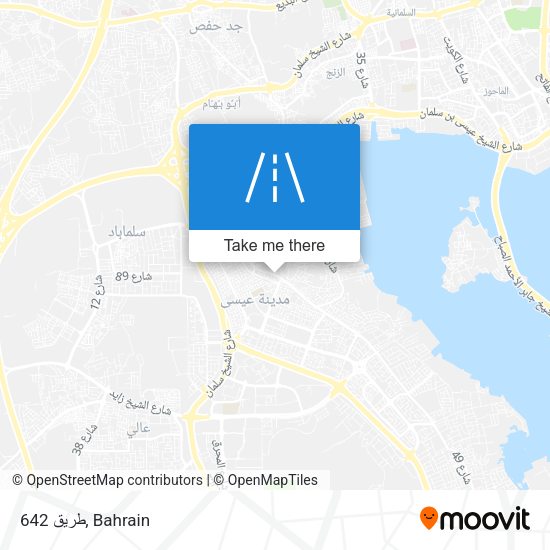 طريق 642 map