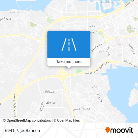 طريق 6941 map