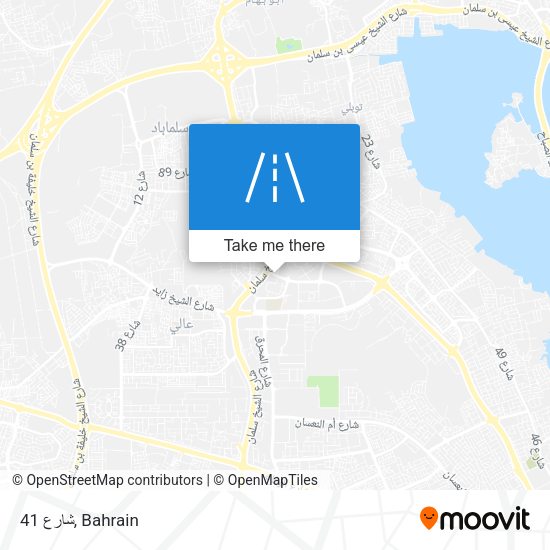 شارع 41 map