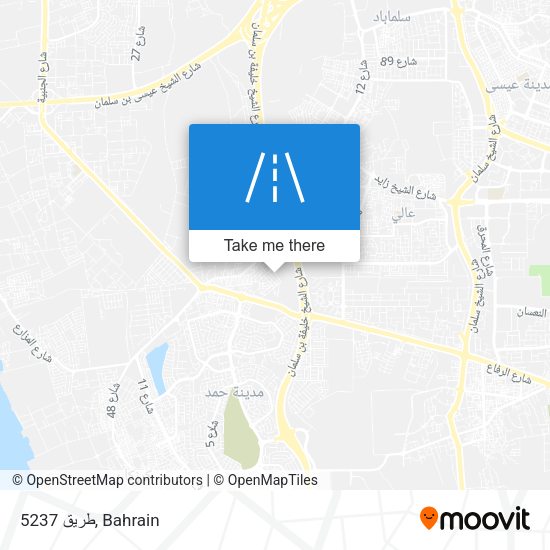 طريق 5237 map