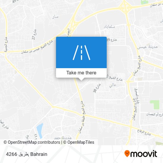 طريق 4266 map