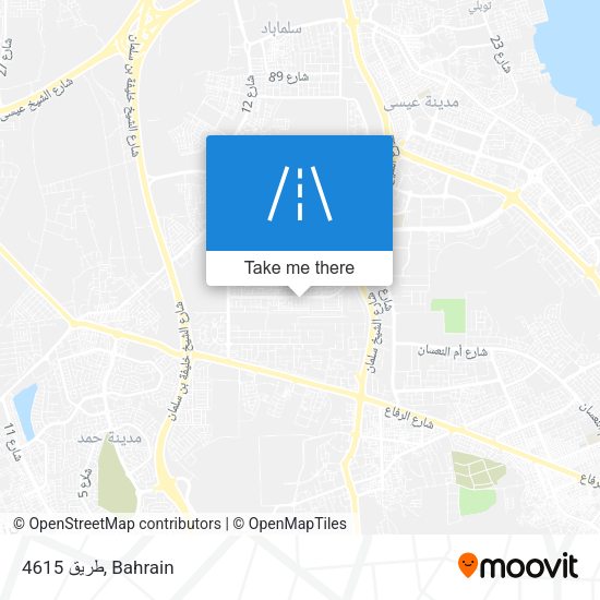 طريق 4615 map