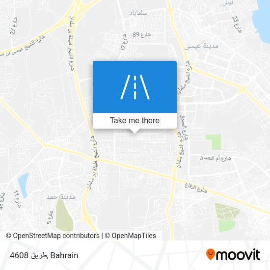 طريق 4608 map