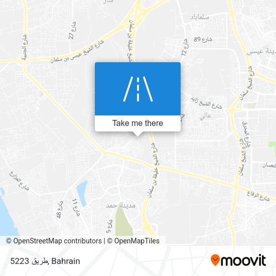طريق 5223 map