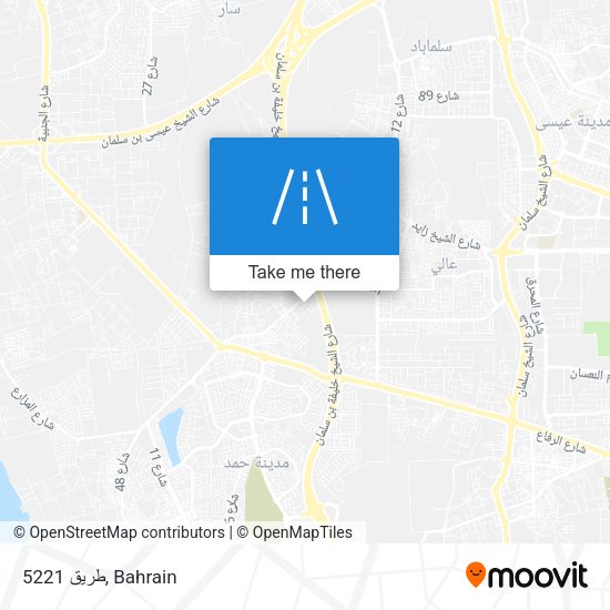 طريق 5221 map