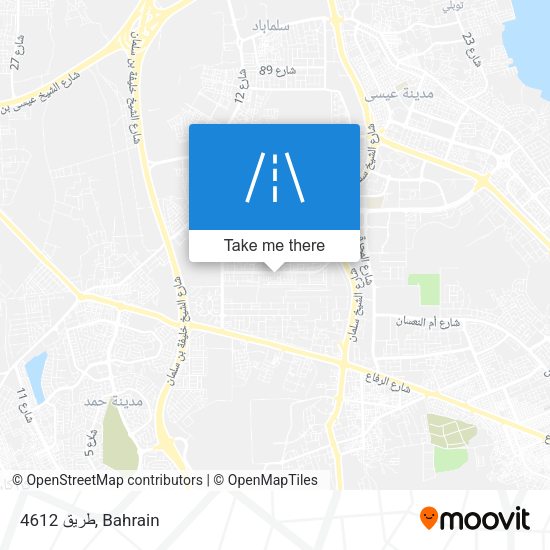 طريق 4612 map