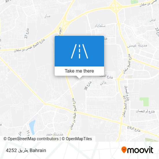 طريق 4252 map