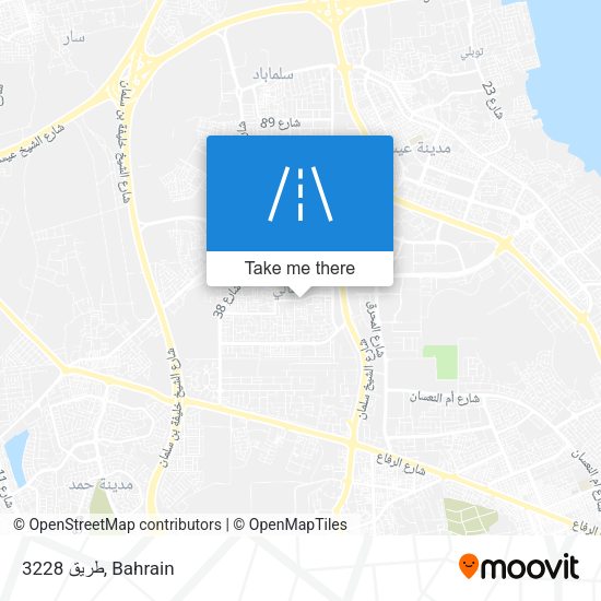 طريق 3228 map
