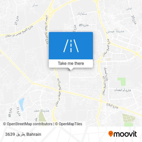طريق 3639 map