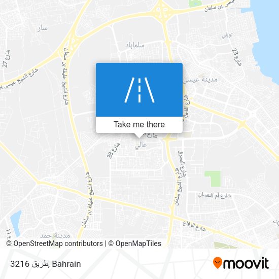 طريق 3216 map