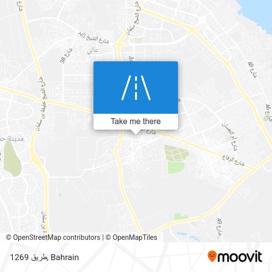 طريق 1269 map