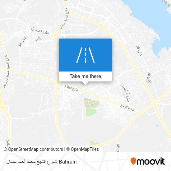 شارع الشيخ محمد أحمد سلمان map