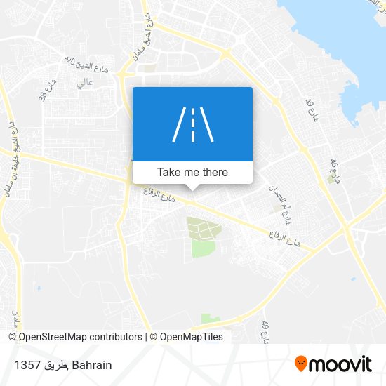طريق 1357 map