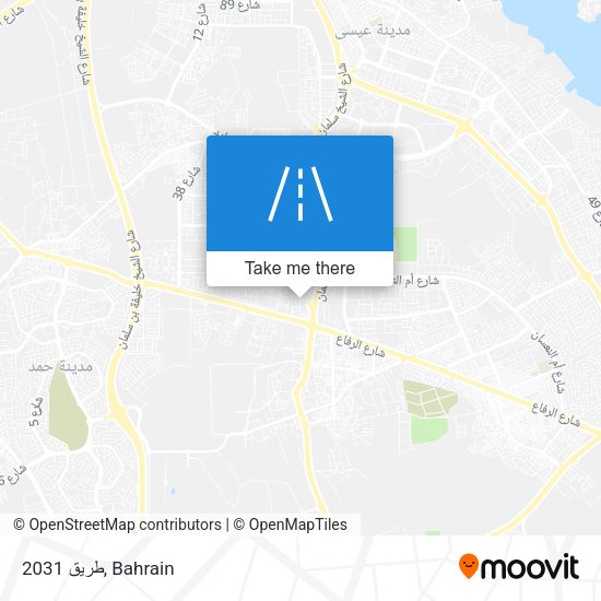 طريق 2031 map