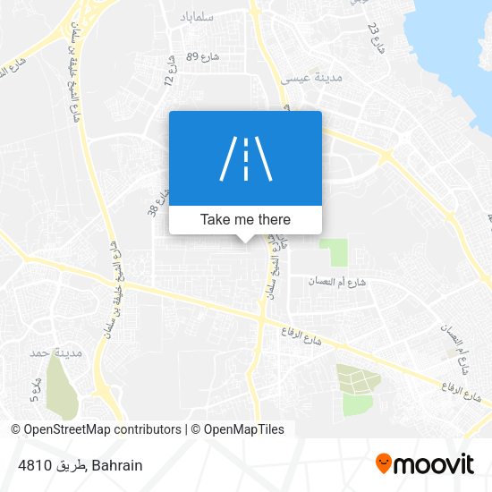 طريق 4810 map