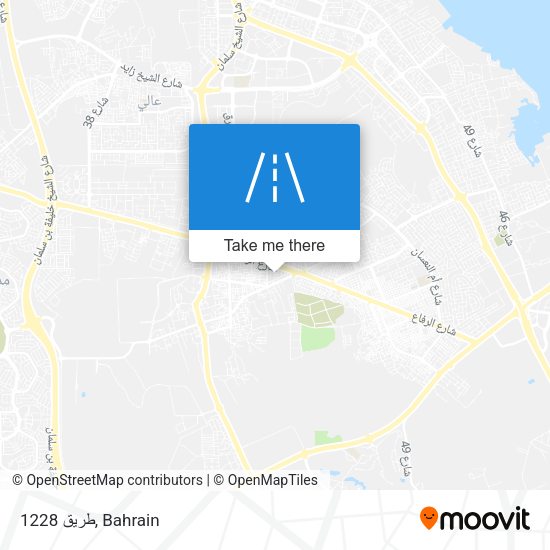طريق 1228 map