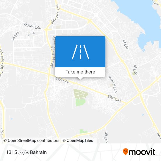 طريق 1315 map