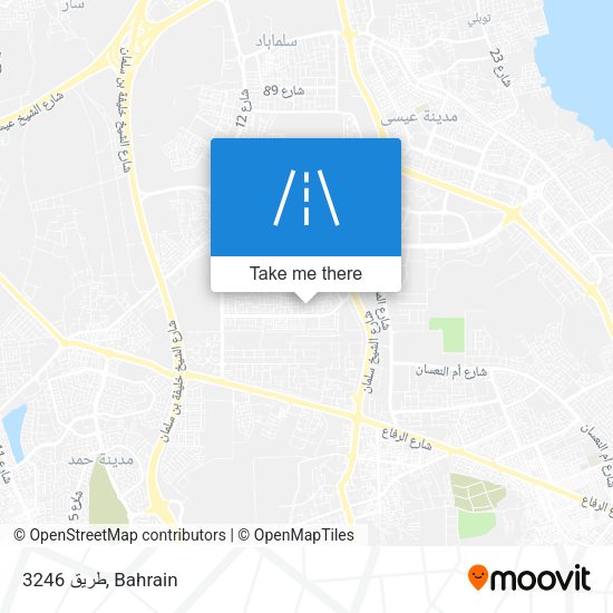 طريق 3246 map