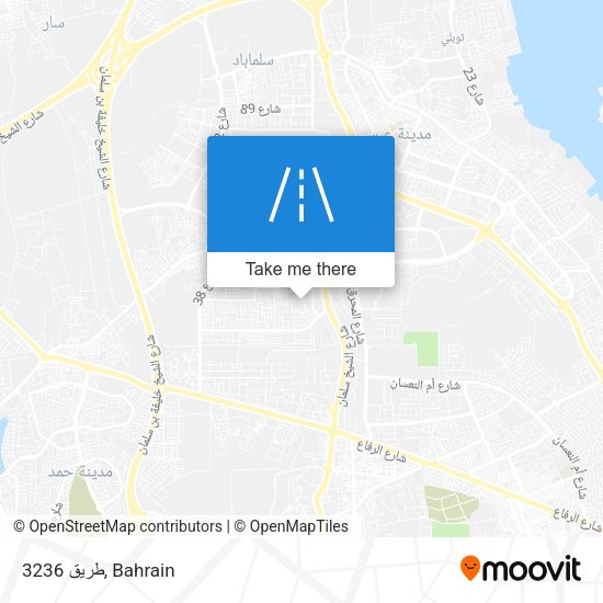طريق 3236 map