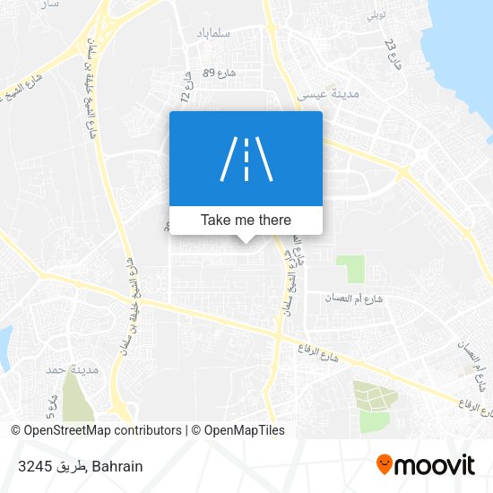 طريق 3245 map