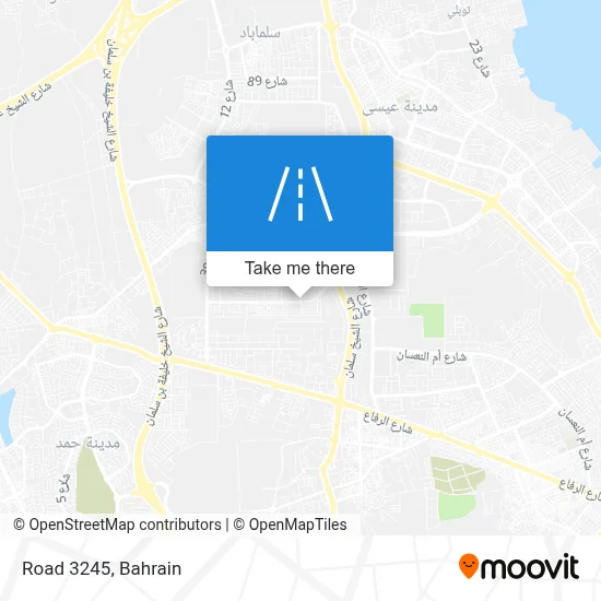 طريق 3245 map