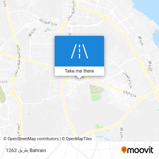 طريق 1262 map