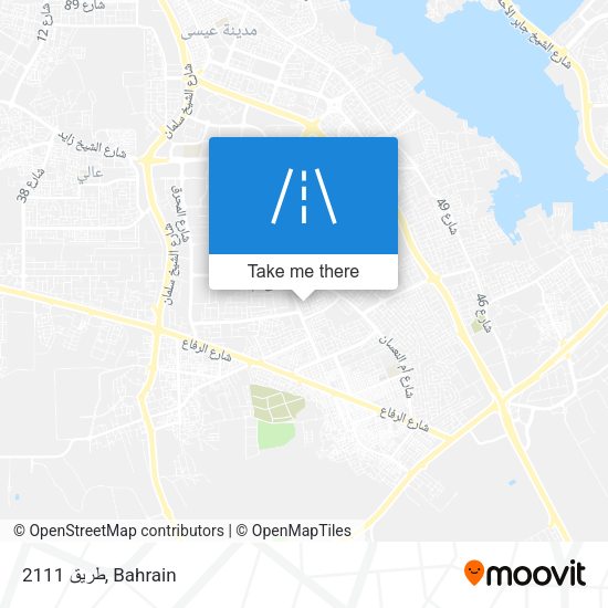 طريق 2111 map