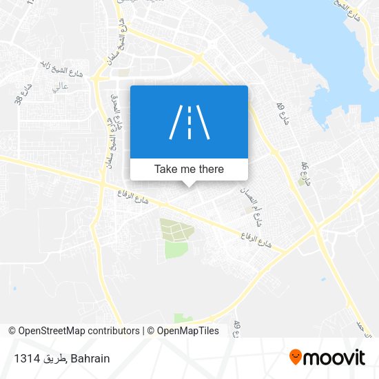 طريق 1314 map