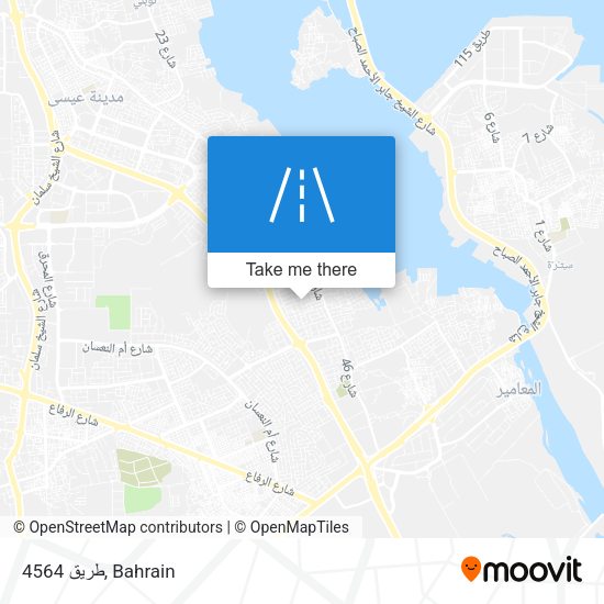 طريق 4564 map