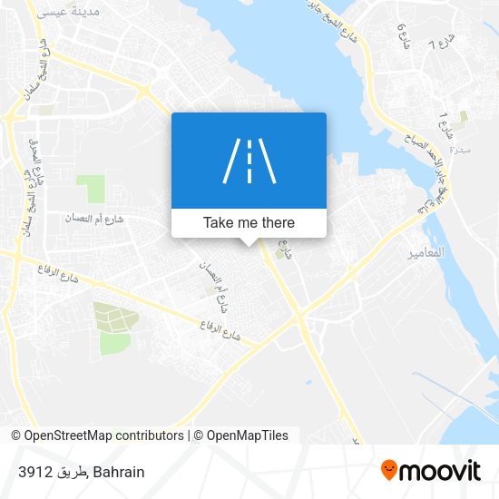 طريق 3912 map